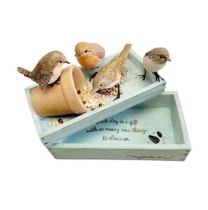 Vintage Hallmark Marjolein Bastin Nature's Sketchbook Bird Trinket Box